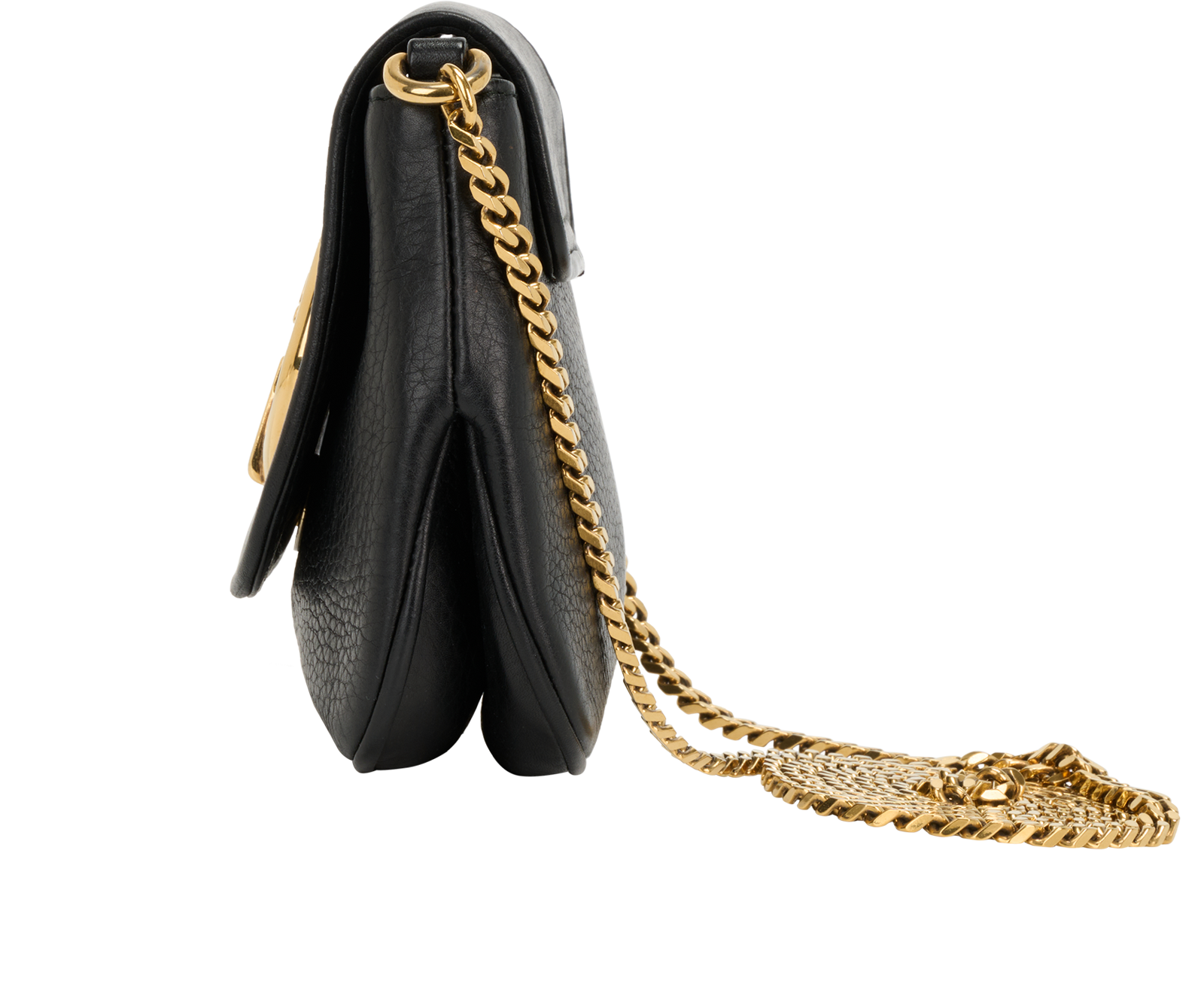 1973 Crossbody, &pound;440, Handbags, Black, Leather, Bottom view